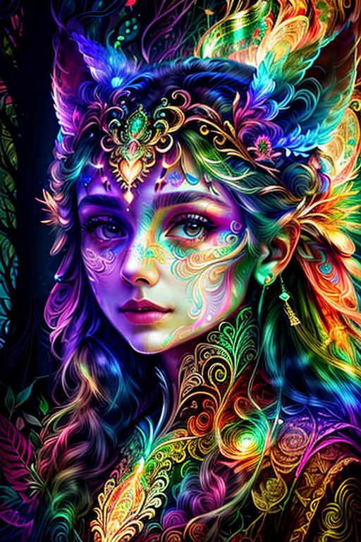 2022498254-1183444208-woman with a perfect face, in a mythical forest, masterpiece, intricate details, raw photo, photo unp _lora_psychedelic_portrait.png